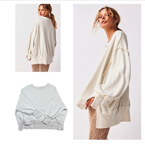 NWOT Free People Camden Pullover SMALL - Picture 1 of 12